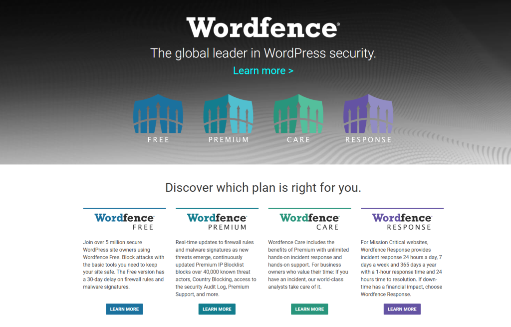 herramienta de seguridad de wordpress llamada wordfence