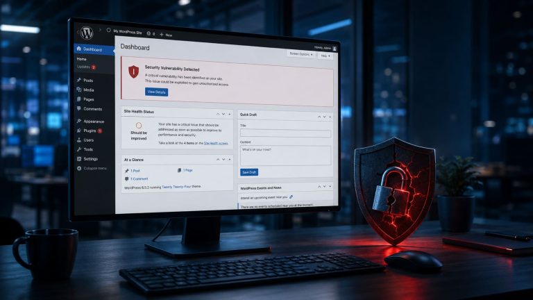 Vulnerabilidad crítica en WordPress (wp2shell, CVE-2026-63030): qué es y cómo protegerte