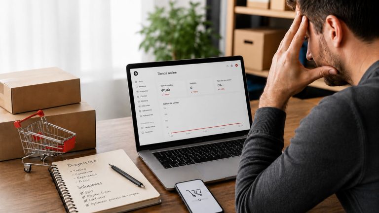 Mi tienda online no vende: diagnóstico y soluciones (2026)
