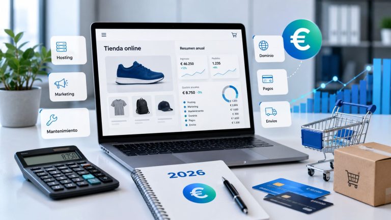 Cuánto cuesta mantener una tienda online al año (2026)